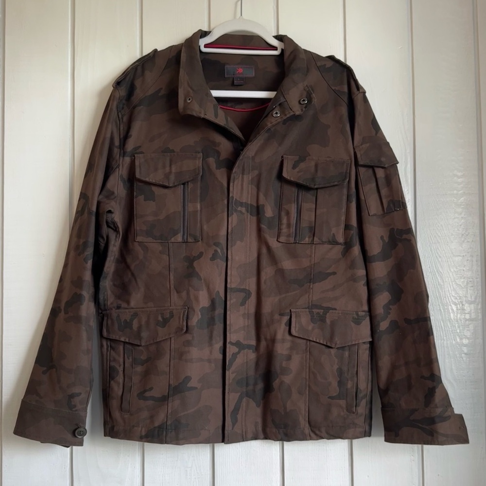 Egara Men’s Camo Utility Jacket